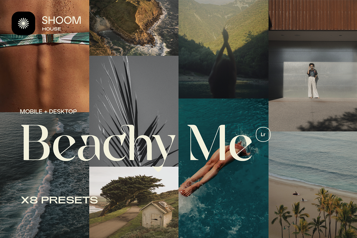 Beachy Me – 8 Chic Lightroom Presets, a Preset Add-On by SHOOM HOUSE (Photo 1 of 10)
