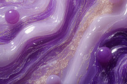 Purple Gold Marble Textures, a Decorative Illustration by StockVerse Creative (Thumbnail 4 of 4)