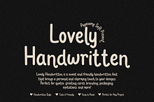 Lovely Handwritten Font