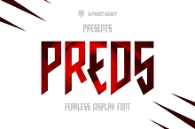 PREDS - FEARLESS DISPLAY FONT
