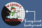 I’m Having a Meltdown, Christmas PNG, an Illustration by Canvas Craft (Thumbnail 2 of 6)