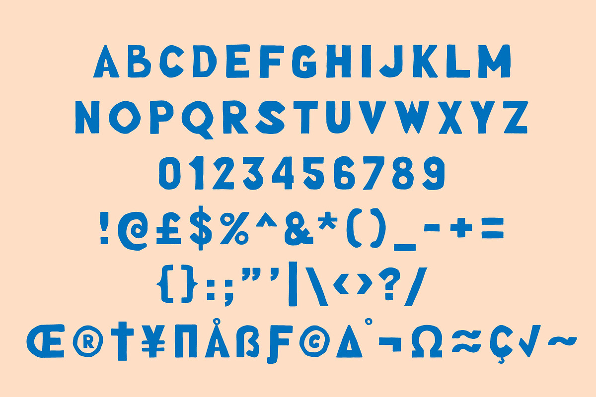 One More | Hand drawn font, a Sans Serif Font by Supersimbo © (Photo 4 of 8)