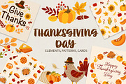 Thanksgiving Day Design Kit, a Seasonal Illustration by Artspace (Thumbnail 1 of 8)