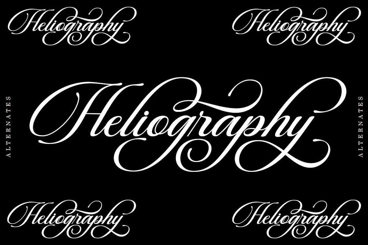 Beautiful Heliography Script, a Script Font by Has_rizal (Photo 5 of 12)