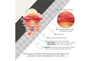 Watercolor Beach Day Clipart, an Illustration by CharmClipart (Thumbnail 8 of 9)