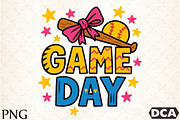 Baseball Png Game Day PNG, an Illustration by DreamCafeArt (Thumbnail 1 of 6)