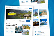 Modern Travel Agency Landing Page UI, a Landing Page Template by twinstd (Thumbnail 4 of 5)