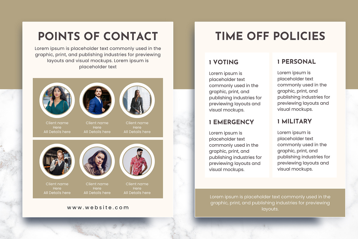 Employee Onboarding Canva Template