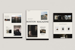 Hoxton Squarespace Website Template