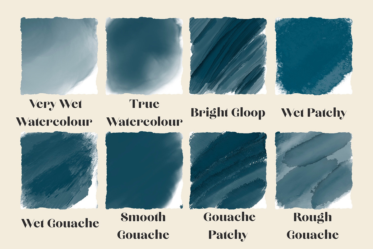 Procreate Watercolour Kit, a Brush Add-On by KJP Designs (Photo 3 of 25)
