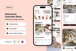 Beautiq – Skincare Shopping App, an App Template by twinstd