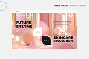 Pink Gold Abstract Elegance, an Abstract Photo by Lumeno (Thumbnail 4 of 5)