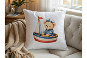 Nautical Teddy Bear Clipart, an Animal Illustration by Villa 11 Estudio (Thumbnail 10 of 10)