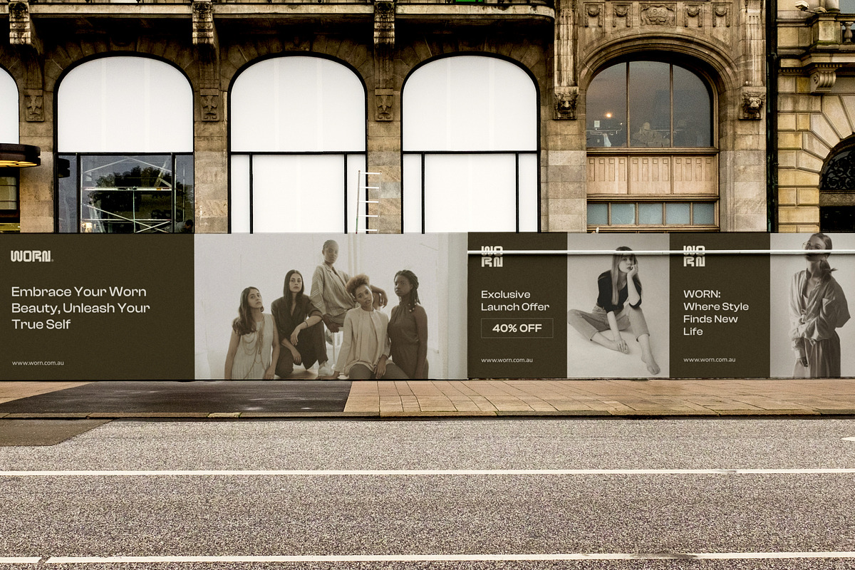 WORN — Brand Guidelines Template, a Branding & Logo Template by Uniko Studio (Photo 9 of 11)