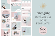 Mystic Instagram Bundle, a Social Media Template by Marketing Templates Co. (Thumbnail 1 of 21)