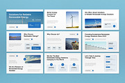 White Renewable Energy Google Slide, a Presentation Template by graphicook (Thumbnail 3 of 8)
