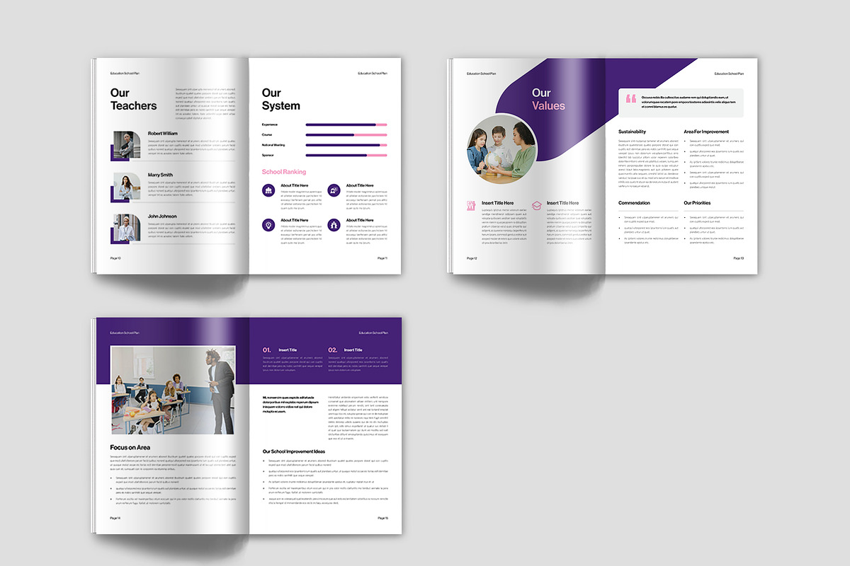 Education School Plan Brochure preview 3