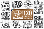 Huge Coffee SVG Bundle, a Food Illustration by HQDigitalArt (Thumbnail 7 of 15)