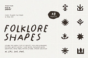 Modern Folklore: 48 Geometric Shapes, an Object Graphic by line & plane (Thumbnail 1 of 8)