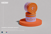 Cosmetic Jar Creams Mockup, a Packaging Mockup by Hubzway (Thumbnail 1 of 2)