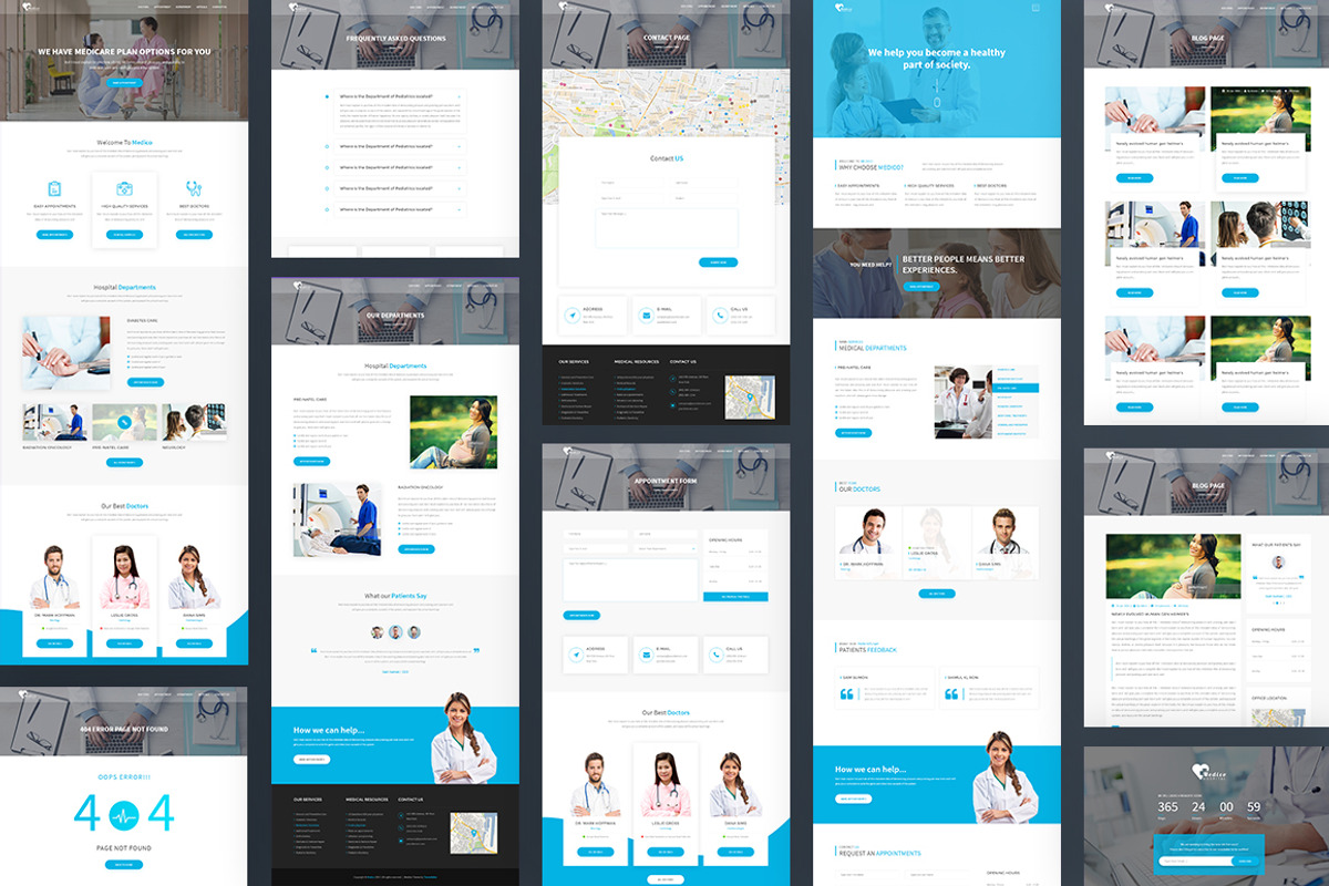 Medico Health Care PSD Template, a Websites & App Template by Themefisher (Photo 5 of 5)