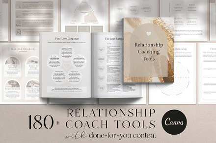 Relationship Coach Canva Templates, a Design Template by Miri Campbell