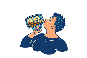 Promotions and offers for bar and, a Food Illustration by rogistok