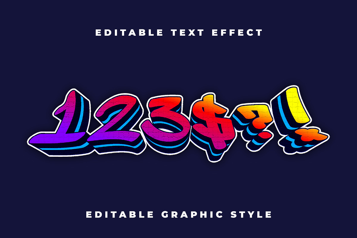 Street Graffiti Gradient Text Effect preview 2