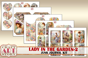 Ladies Garden-2 Junk Journal Kit