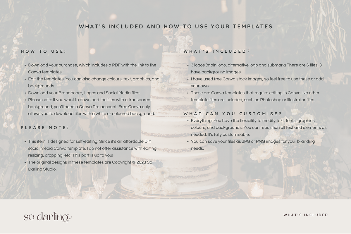 Canva - Wedding Planner Logo, a Branding & Logo Template by So Darling Studio (Photo 3 of 6)