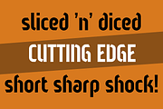 Sliced, a Sans Serif Font by ArtyType (Thumbnail 2 of 4)