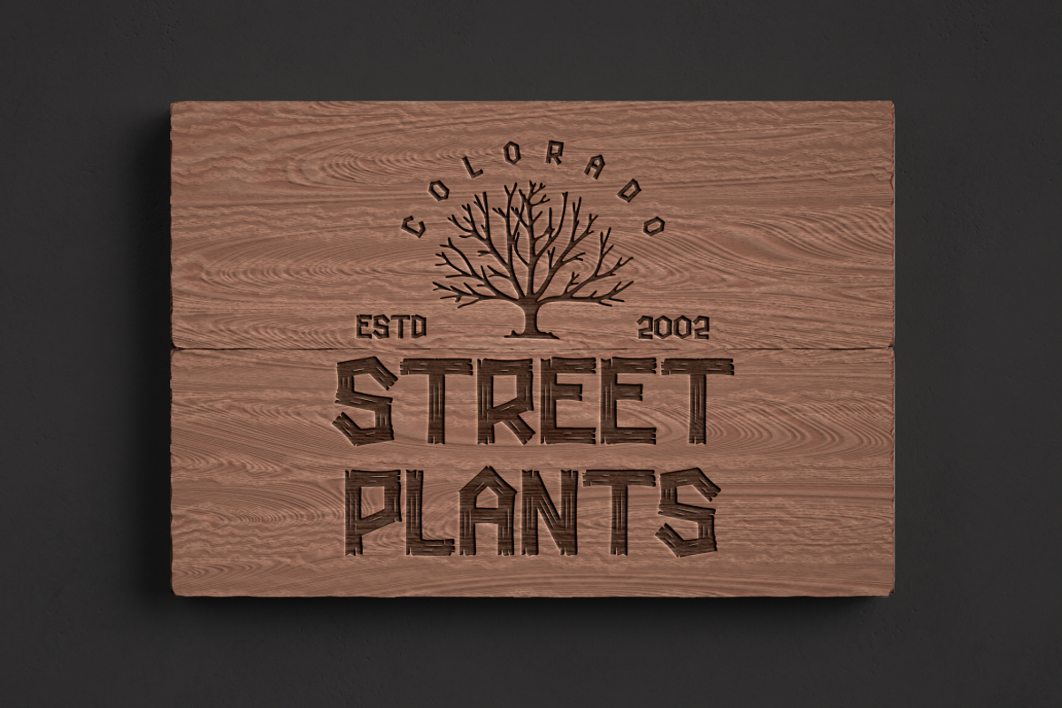 Carved Lines Wooden Font, a Font by PutraCetol Studio (Photo 3 of 5)