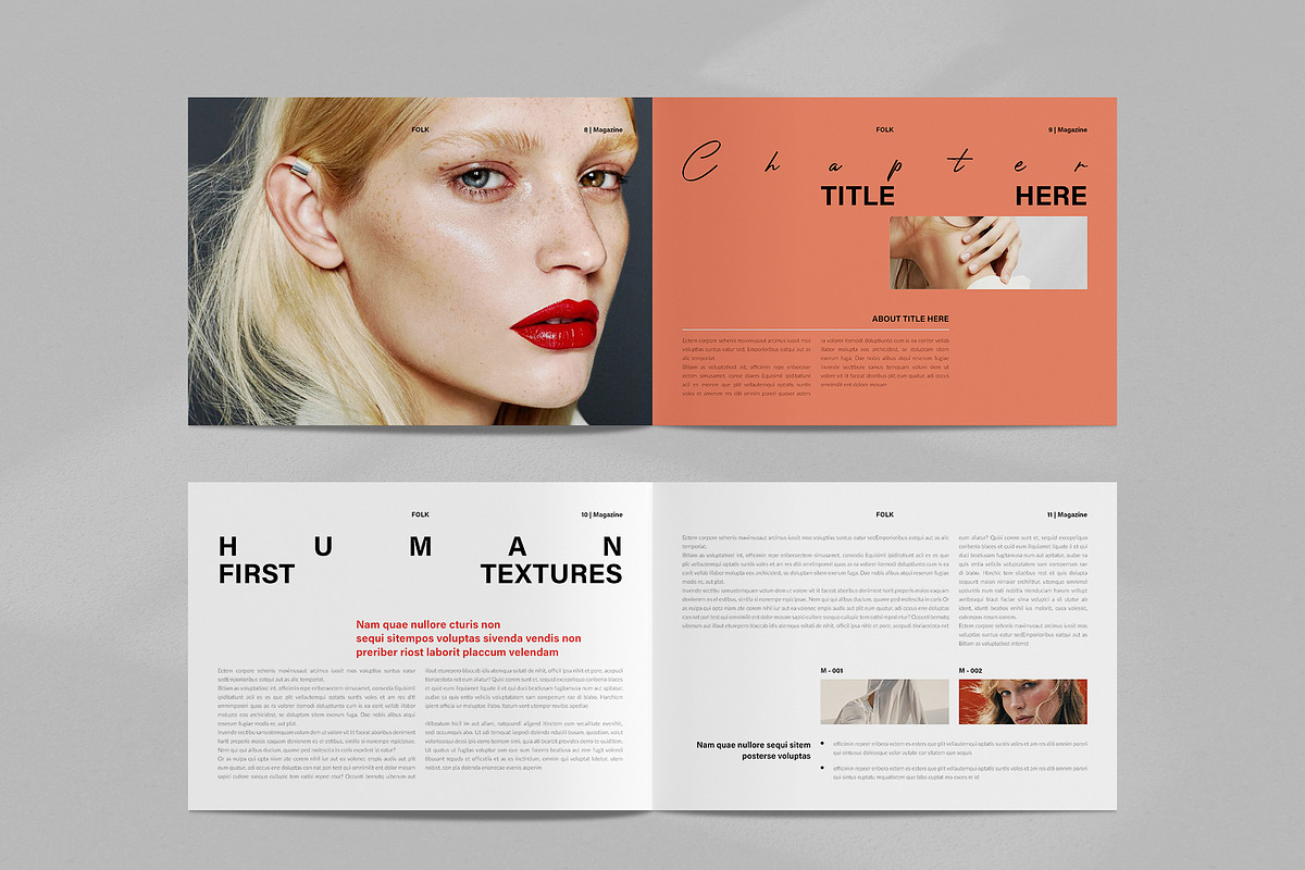 FOLK Modern Magazine Landscape, a Magazine Template by NorthPeak (Photo 5 of 12)
