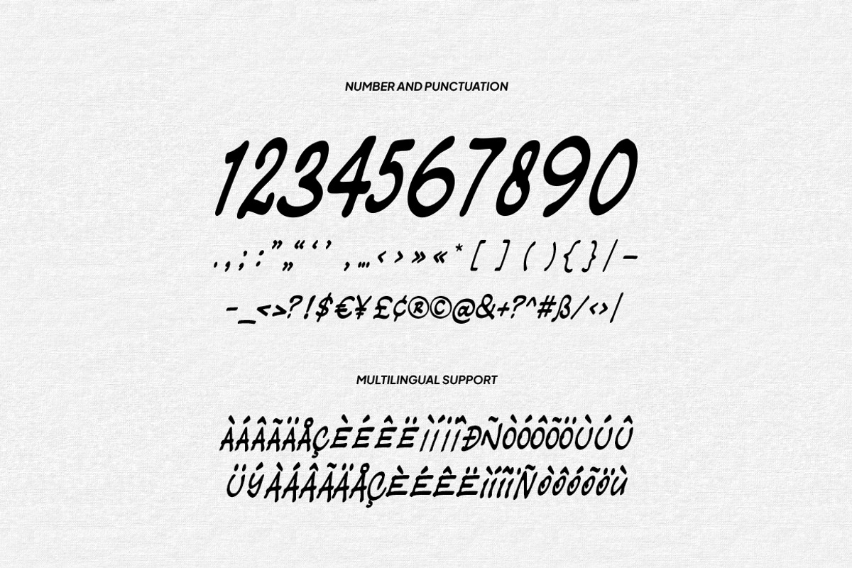 Rush Tension – Brush Display Font, a Handwritten Font by Get Studio (Photo 11 of 12)