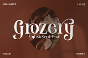 Grozery Stylish Serif Font, a Serif Font by Storytype Studio (Thumbnail 1 of 15)