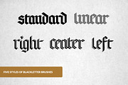 Blackletter Procreate Brushes, a Brush Add-On by Jake Rainis (Thumbnail 2 of 5)