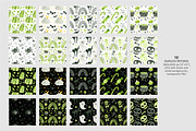 Green Halloween Clipart & Patterns, an Object Graphic by Valin Malin (Thumbnail 7 of 14)
