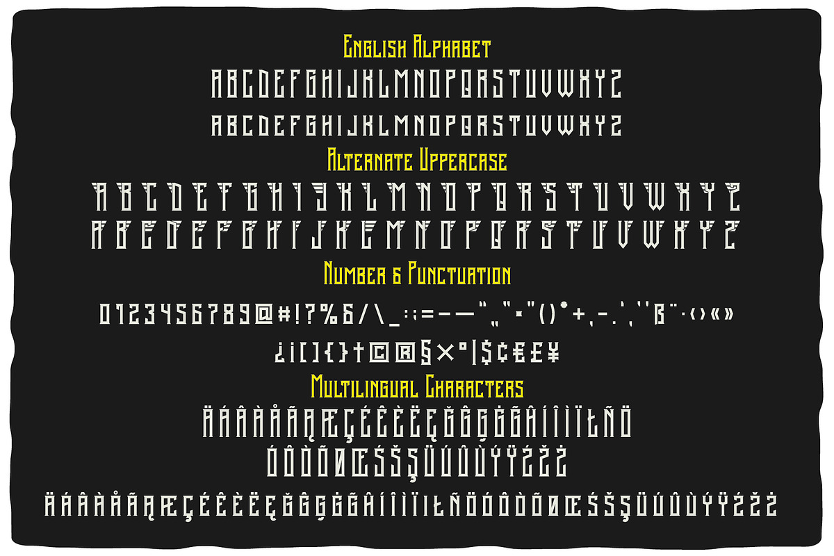 Space Vacation layered font preview 2