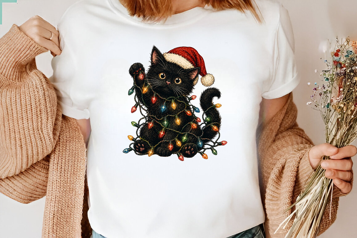 Christmas Cat PNG Trending Christmas, a Seasonal Illustration by CraftArtStudio (Photo 3 of 4)
