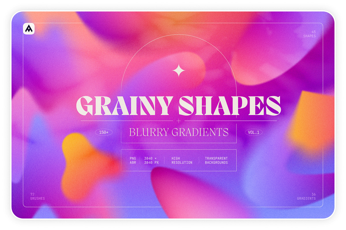 Grainy Shapes and Blurry Gradients, an Object Graphic by Samolevsky (Photo 1 of 15)