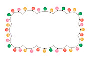 Colorful Christmas lights, shining, a Seasonal Illustration by sceptical cactus (Thumbnail 1 of 3)