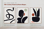 Mid-Century Posters & Retro Shapes 3, a Graphic by LEROY Design (Thumbnail 2 of 8)