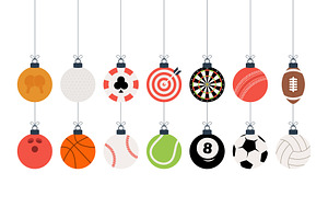 Christmas Sport Ball Set