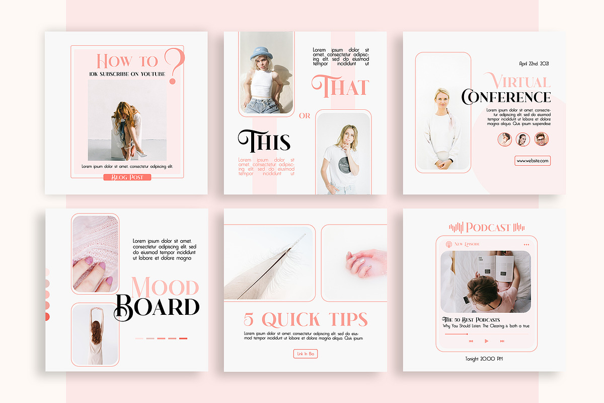 Insta Creator for Coach PS CANVA, a Social Media Template by goodesign (Photo 9 of 19)
