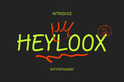 Heyloox Font, a Handwritten Font by Rhtype (Thumbnail 1 of 8)