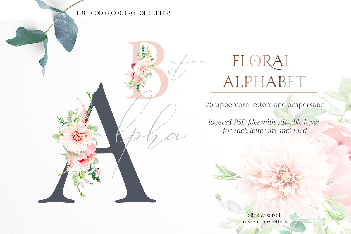 Watercolor Botanical set, an Illustration by TL Design (Photo 3 of 14)