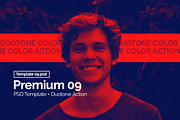 PSD Template + Duotone Action, an Action Add-On by Graphicboom (Thumbnail 11 of 32)
