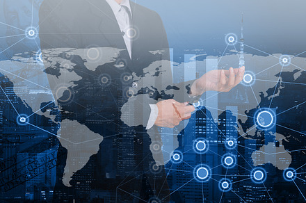 Business network stock photo containing accounting and analysis, a Business Photo by Pushish Images