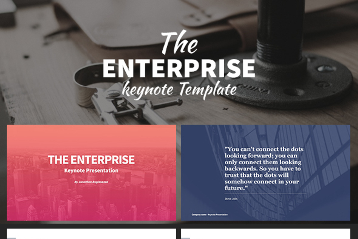Enterprise - Keynote Template, a Presentation Template by Slidehack (Photo 1 of 5)