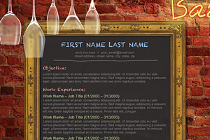 Nightlife Template Resume